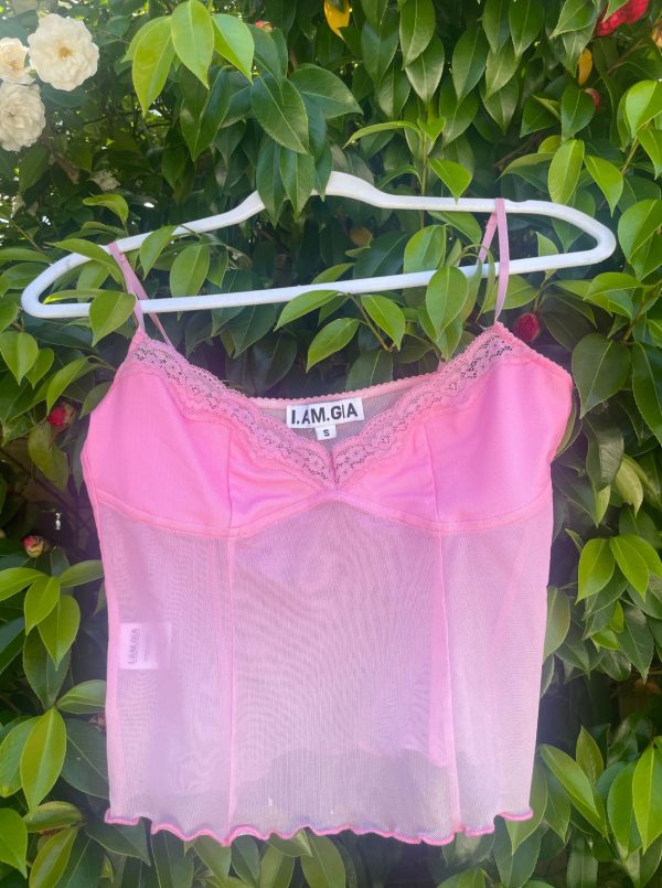 I AM GIA Pink Cami Top - Image 3